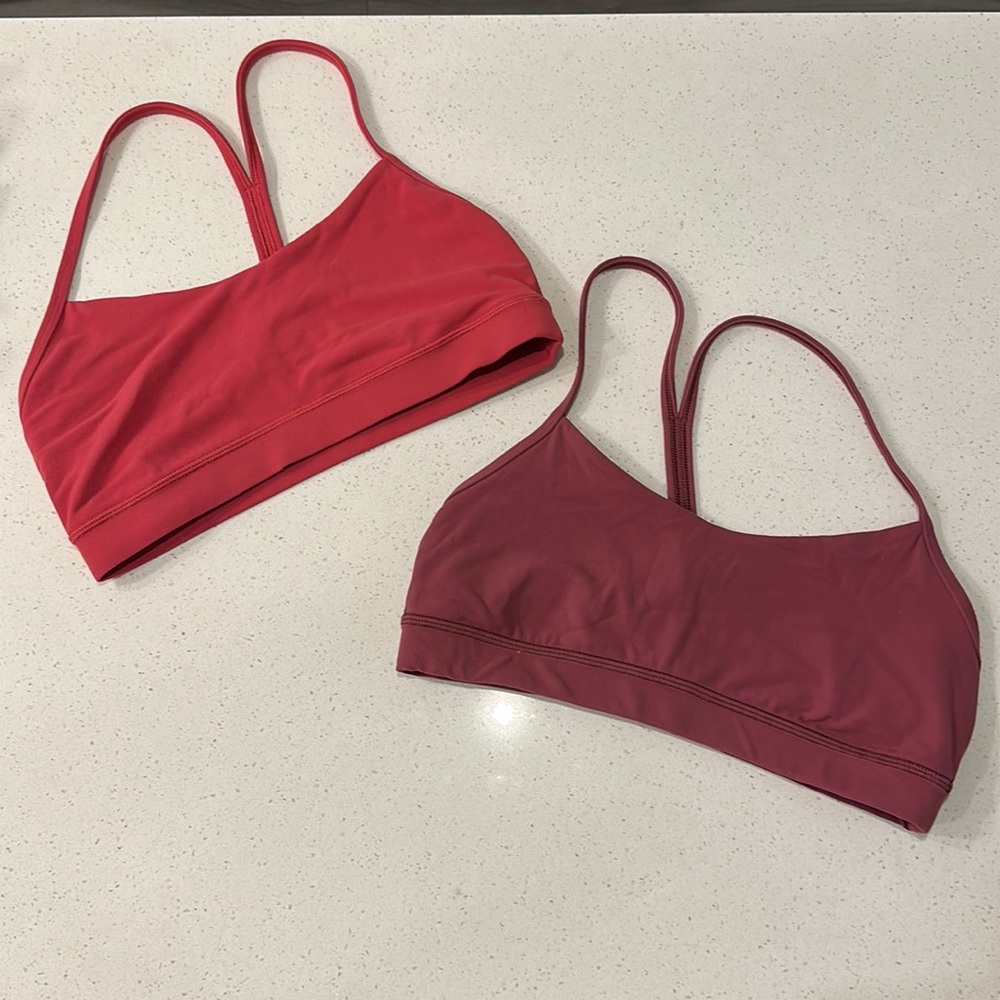 Two Red Power Y Bras